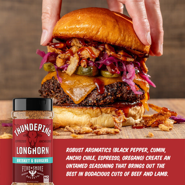 Fire & Smoke Society Thundering Longhorn Steak Seasoning