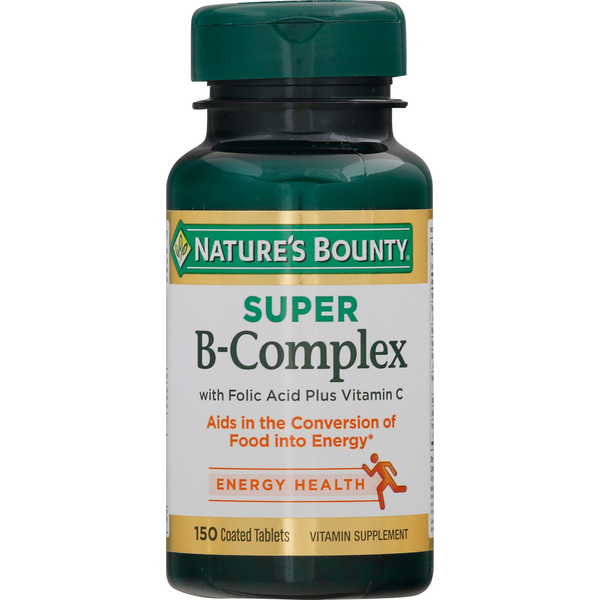 Nature's Bounty Vitamin B-Complex Coated Tablets