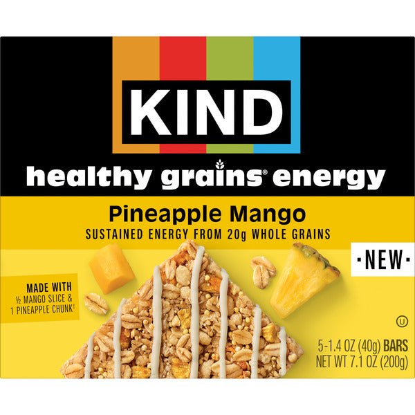 KIND Healthy Grains Energy Bars - Pineapple Mango Flavor