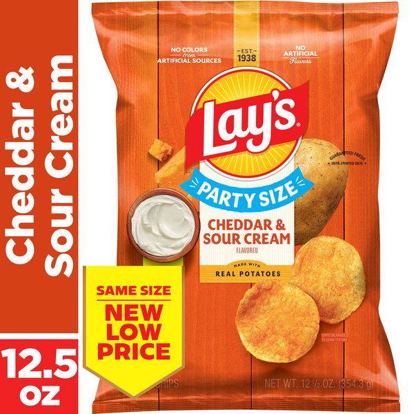 Chips Lay's au fromage cheddar et à la crème aigre