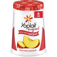 Yoplait Original Yaourt Faible en Matières Grasses Saveur Pêche de Saison
