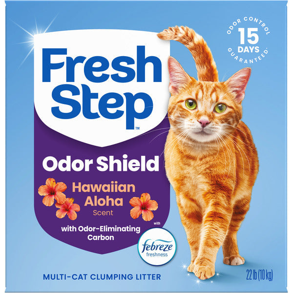 Fresh Step Odor Shield Multi Cat Clumping Litter - Hawaiian Aloha