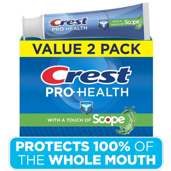 Crest Pro-Health Dentifrice Plus Scope