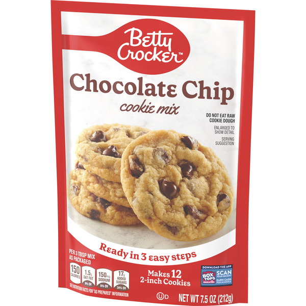 Mezcla para Galletas de Chocolate Chip en Tamaño Snack de Betty Crocker