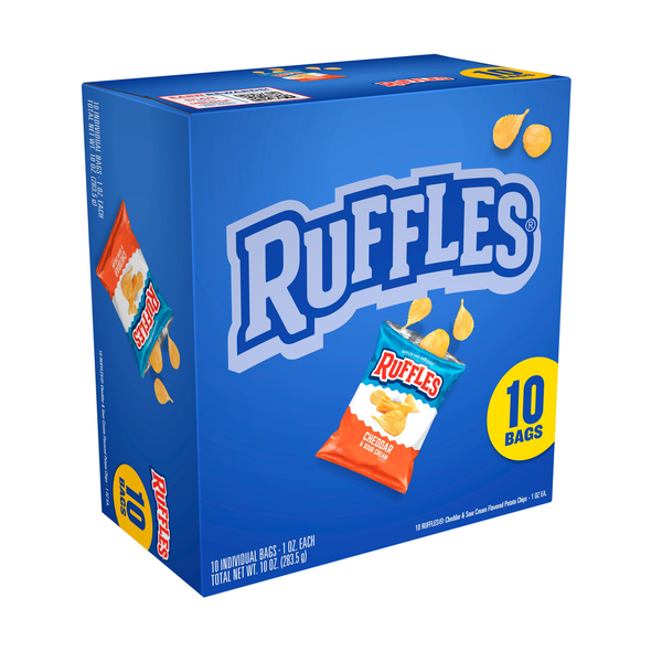 Chips Ruffles au Cheddar et à la Crème Sure