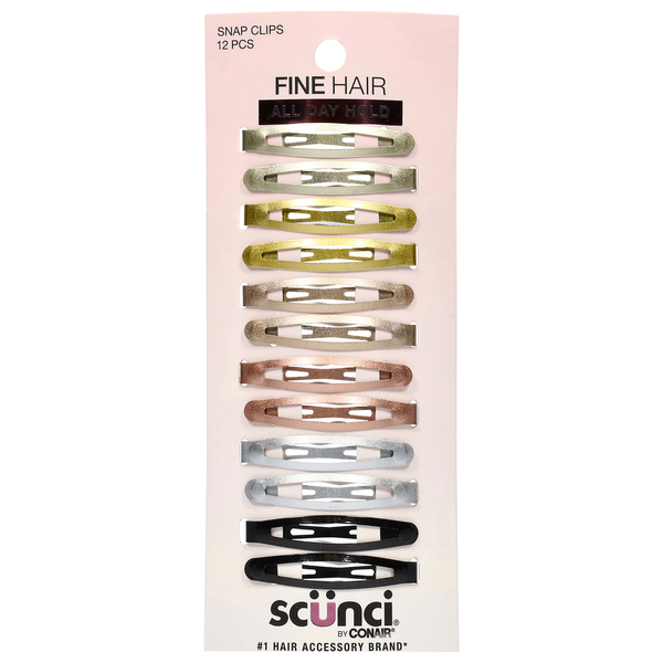 scünci Snap Clips - Accesorios de cabello elegantes