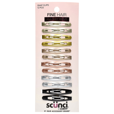 scünci Snap Clips - Accessoires de cheveux élégants