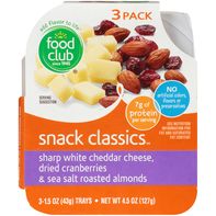 Food Club Snack Classics, Sharp White Cheddar Trail Mix