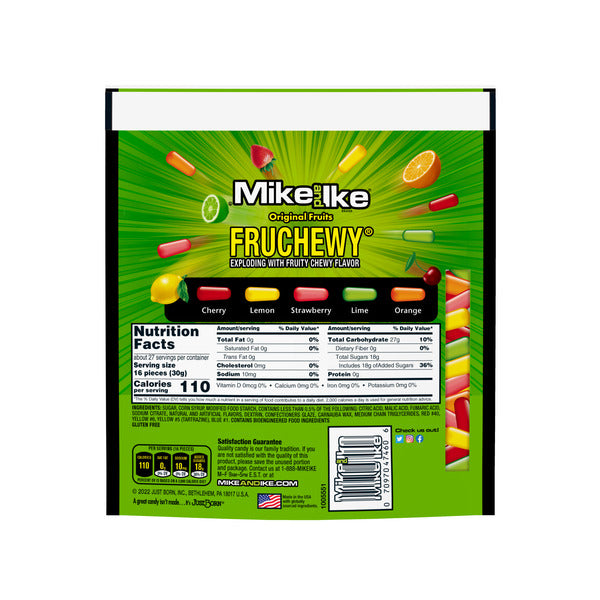 Mike And Ike® Original Fruits - Caramelos de Frutas Variadas