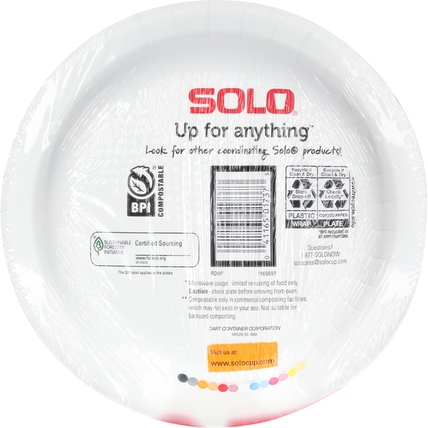 SOLO Paper Plates - Durable and Convenient Tableware