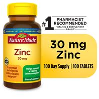 Nature Made Zinc 30 mg Comprimés