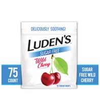 Caramelos para la garganta Luden's sin azúcar sabor cereza salvaje