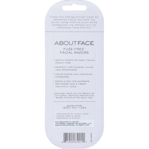 Rasoirs Faciaux Fuzz-Free AboutFace