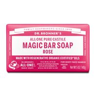 Jabón Líquido Puro-Castile de Rosa de Dr. Bronner