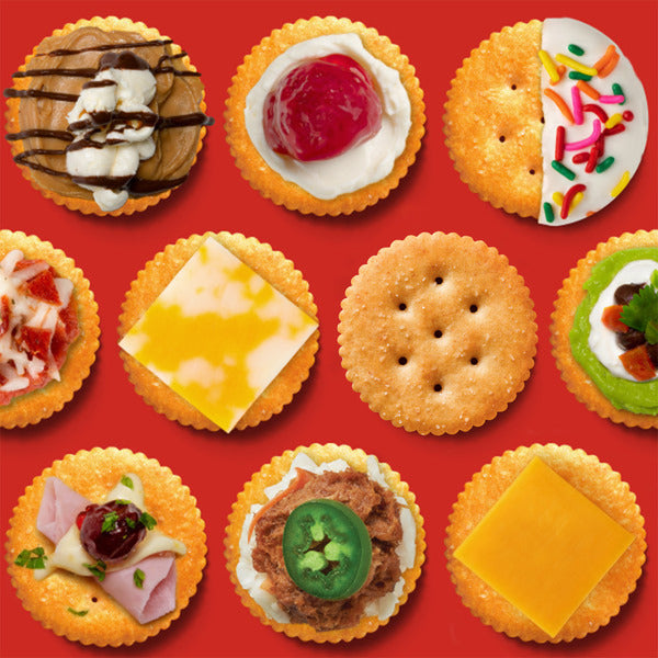 Crackers Ritz Fresh Stacks à l'ail rôti - Paquets multi-snacks de 11,8 oz