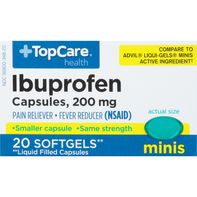 TopCare Ibuprofène Softgels, 200 mg - Taille Mini