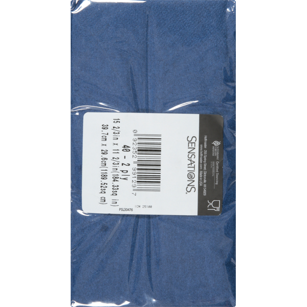 Servilleta Sensations Navy de 2 capas
