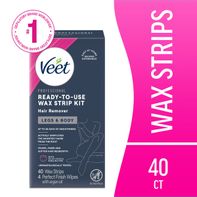 Tiras de Cera Depilatoria VEET - Tecnología Easy Gelwax