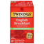Sachets de thé noir décaféiné English Breakfast de Twinings
