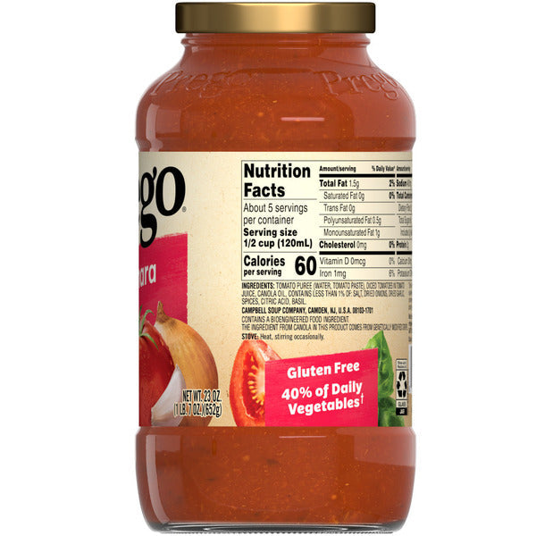Salsa Marinara Prego - Sabor Clásico Italiano