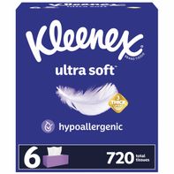 Kleenex Ultra Soft Facial Tissues - Boîtes Plates 3 Ply