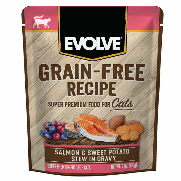 EVOLVE Grain Free Salmon & Sweet Potato Stew in Gravy