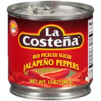 Piments Jalapeño Tranchés Rouges La Costeña