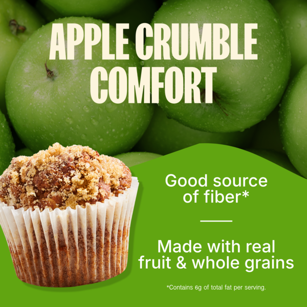 MadeGood Mornings Coupes de Flocons d'Avoine Bio - Crumble de Pomme
