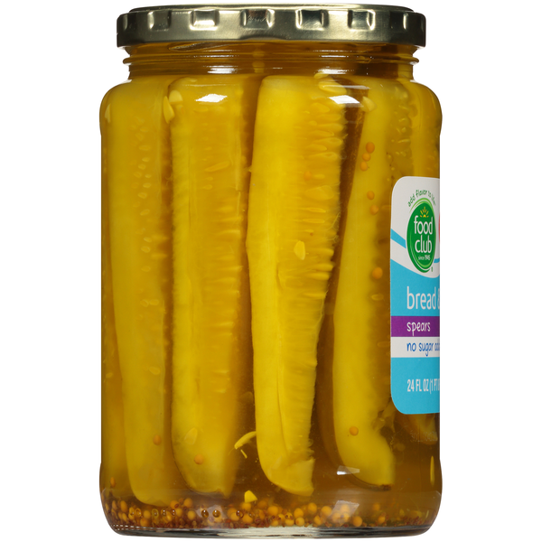 Food Club Cornichons au Pain et Beurre sans Sucre Ajouté