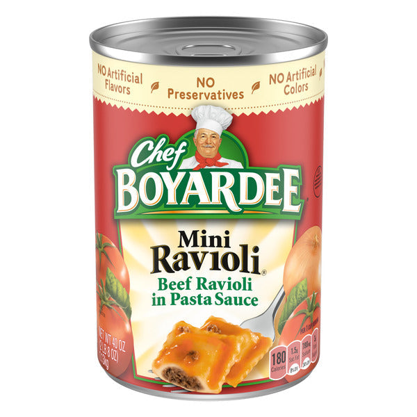 Chef Boyardee Mini Beef Ravioli en Salsa de Pasta