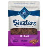 Blue Buffalo Sizzlers Golosinas Naturales Estilo Bacon para Perros