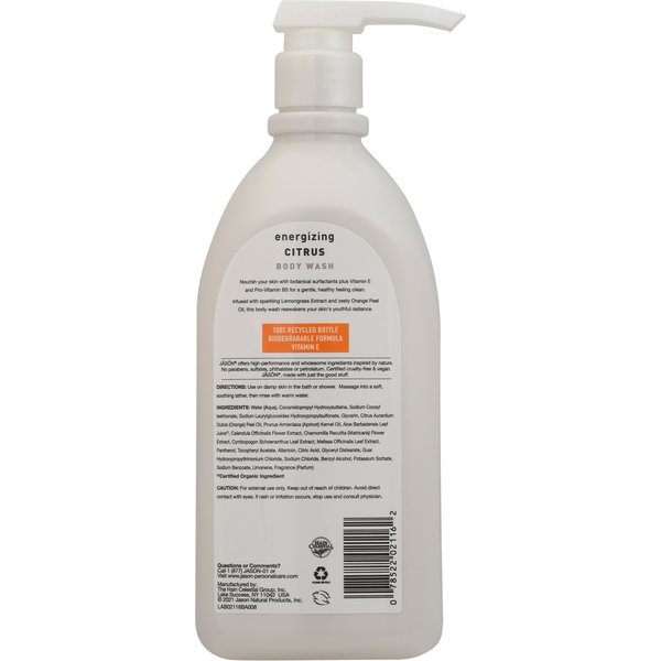 JĀSÖN Energizing Citrus Body Wash