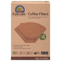 Filtres à café non blanchis certifiés FSC If You Care