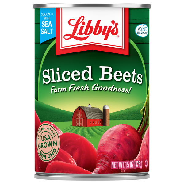 Betabeles en Rodajas de Libby - Verduras enlatadas de calidad premium