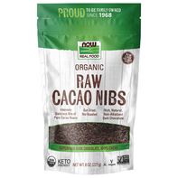 NOW Real Food Organic Raw Cocoa Nibs