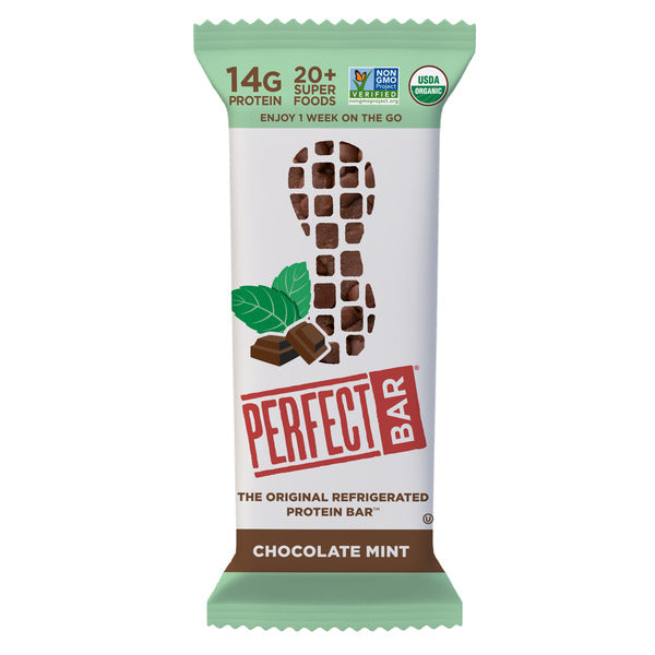 Perfect Bar Chocolate Mint Peanut Butter Protein Bar - Gluten-Free 2 oz