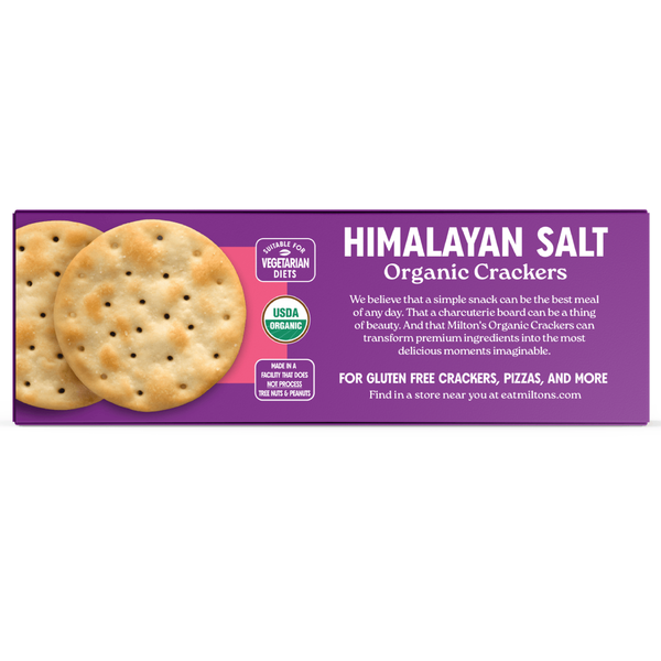 Milton's Organic Crackers with Himalayan Salt