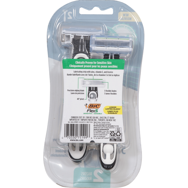 Rasoirs BIC Sensibles pour un Rasage Doux