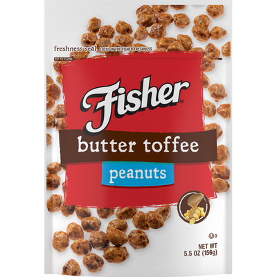 Cacahuetes Fisher, Toffee de Mantequilla