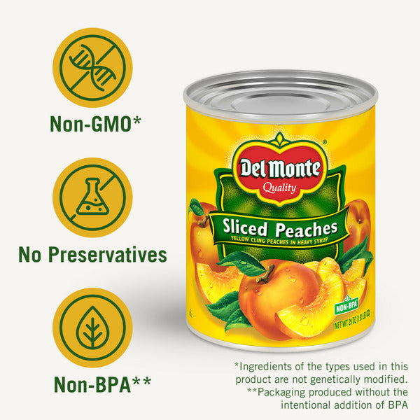 Del Monte Yellow Cling Peach Halves in Heavy Syrup