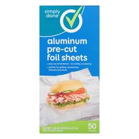 Simply Done Pre-Cut Aluminum Foil Sheets