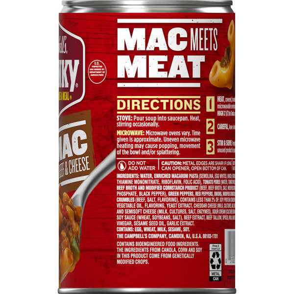 Soupe Campbell's Beefy Mac