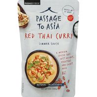 Sauce à mijoter au curry rouge de Passage Foods