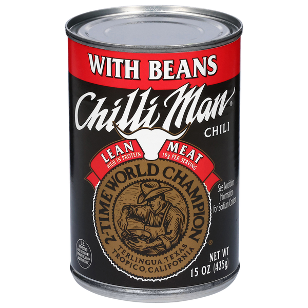 Chili Man Chili avec Haricots et Viande Maigre