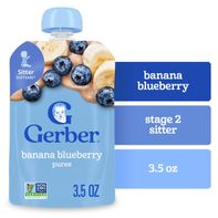Gerber Etapa 2 Puré de Plátano y Arándano