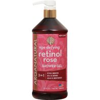 Arganatural Retinol Rose Shower Gel - Age Defying Formula