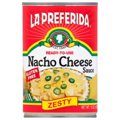Sauce au fromage nacho épicée La Preferida, prête à manger