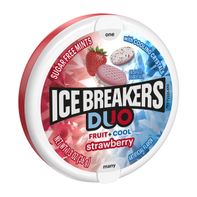 Caramelo Duro Ice Breakers Duo Fruit Plus Cool Strawberry