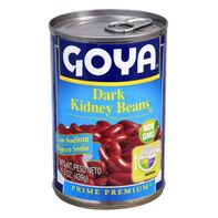 Goya Premium Dark Red Kidney Beans, Low Sodium