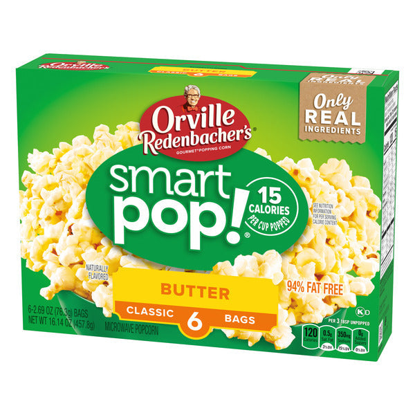 Orville Redenbacher Smart Pop! Butter Microwave Popcorn